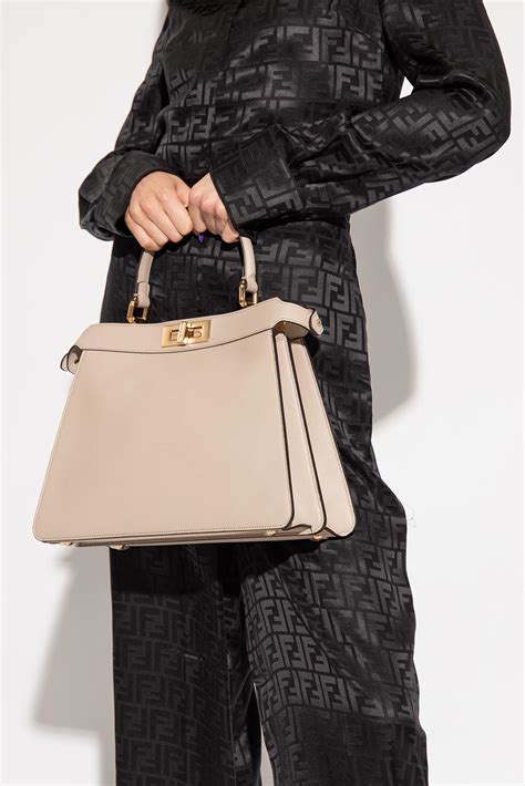 fendi peekaboo medium sale|fendi peekaboo medium size.